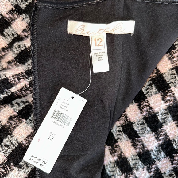 NWT Anthropologie Womens Romper Hutch Strapless Tweed Houndstooth Size 12 - Picture 3 of 8